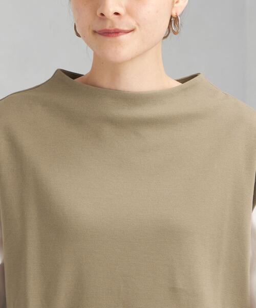 green label relaxing（グリーンレーベルリラクシング）の「フハクコンビ シャツ レイヤード プルオーバー カットソー（Tシャツ/カットソー・レディース・ブラック/ブラウン/パープル・FREE）」の7枚目の写真