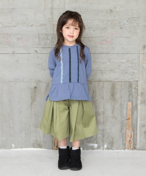 RAGMART（ラグマート）の「ボックスプリーツキュロット（その他パンツ・キッズ・カーキ/ベージュ・130cm/100cm/110cm/120cm）」の17枚目の写真