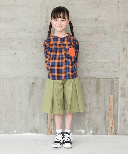 RAGMART（ラグマート）の「ボックスプリーツキュロット（その他パンツ・キッズ・カーキ/ベージュ・130cm/100cm/110cm/120cm）」の12枚目の写真