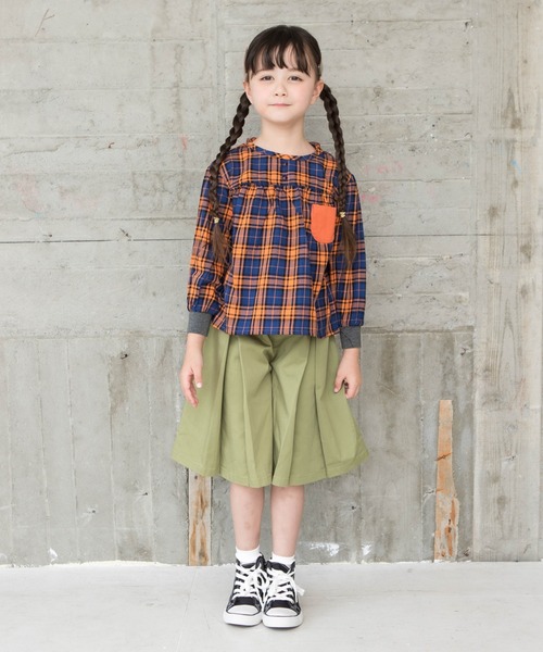 RAGMART（ラグマート）の「ボックスプリーツキュロット（その他パンツ・キッズ・カーキ/ベージュ・130cm/100cm/110cm/120cm）」の13枚目の写真