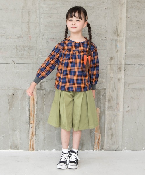 RAGMART（ラグマート）の「ボックスプリーツキュロット（その他パンツ・キッズ・カーキ/ベージュ・130cm/100cm/110cm/120cm）」の14枚目の写真