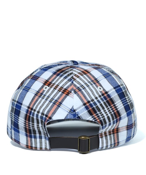 Mr. BATHING APE（ミスターベイシングエイプ）の「MADRAS CHECK CAP M（キャップ・メンズ・ネイビー/レッド・FREE）」の4枚目の写真