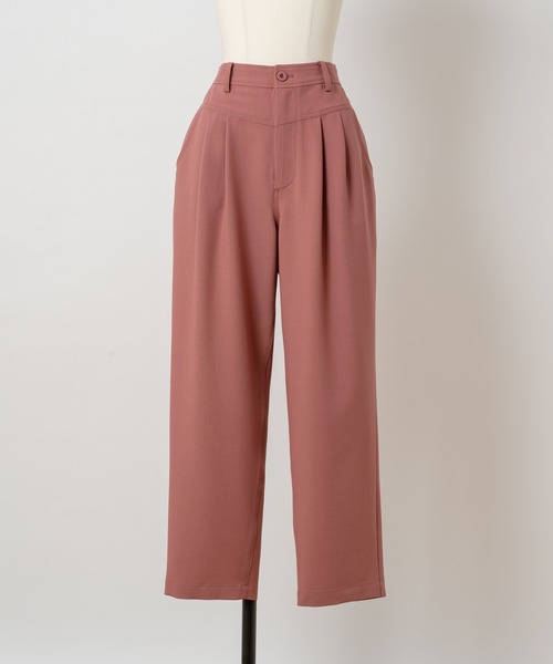 Rewde(ルゥデ)の「タックテーパードパンツ(1R12-08075)(その他パンツ・レディース・ベージュ/カーキ/ピンク・S/L/M)」の18枚目の写真