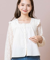 flower | フラワースリーブブラウス(シャツ/ブラウス)