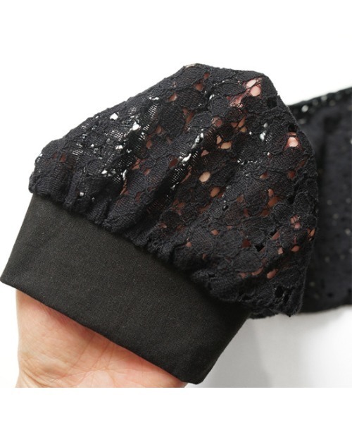 flower（フラワー）の「フラワースリーブブラウス（シャツ/ブラウス・レディース・アイボリー/ブラック・FREE）」の5枚目の写真