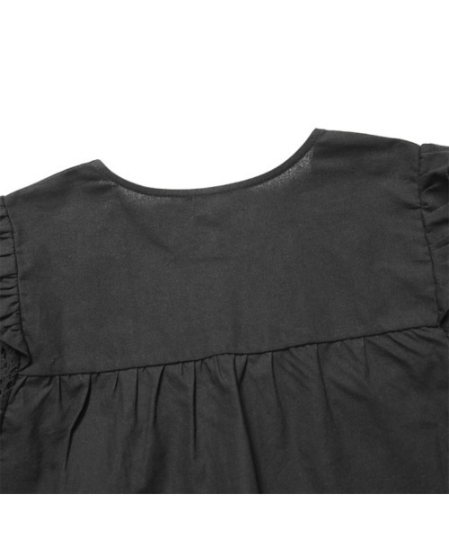 flower（フラワー）の「フラワースリーブブラウス（シャツ/ブラウス・レディース・アイボリー/ブラック・FREE）」の13枚目の写真