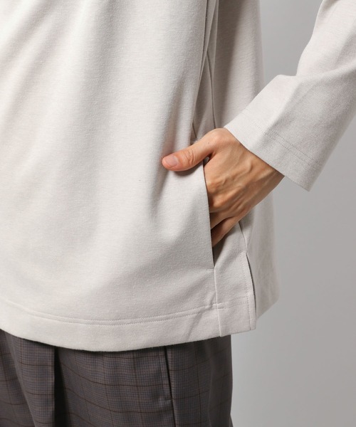 LAKOLE（ラコレ）の「サイドポケットポンチロングTシャツ / 219561（Tシャツ/カットソー・メンズ・ライトグレー/ベージュ/ブラウン/グリーン/ブラック・MEDIUM/LARGE/X-LARGE）」の16枚目の写真