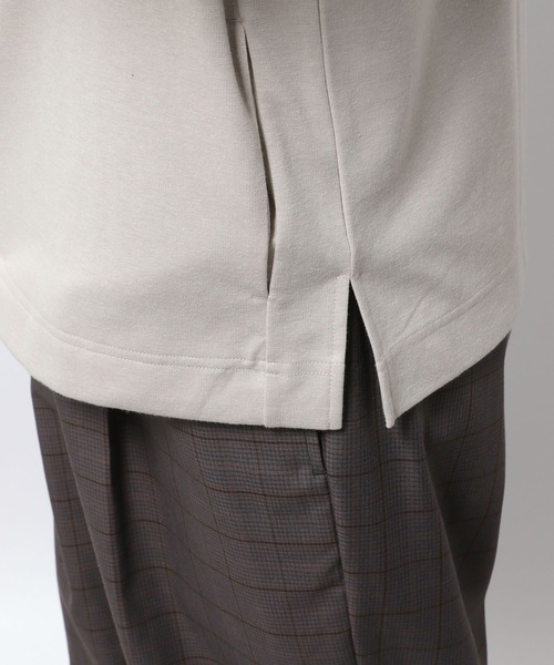 LAKOLE（ラコレ）の「サイドポケットポンチロングTシャツ / 219561（Tシャツ/カットソー・メンズ・ライトグレー/ベージュ/ブラウン/グリーン/ブラック・MEDIUM/LARGE/X-LARGE）」の18枚目の写真