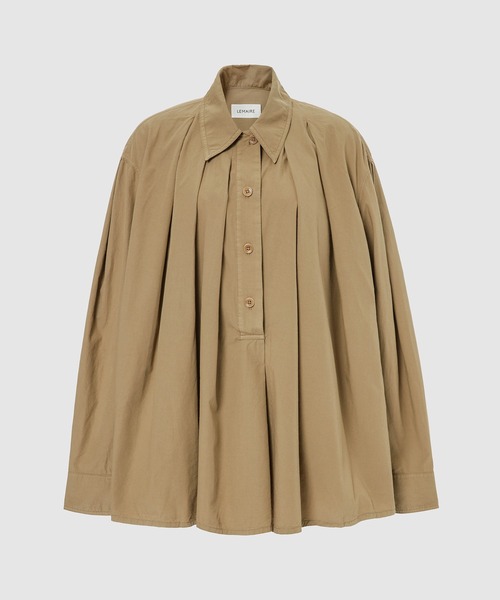 LEMAIRE(ルメール)の「VAREUSE TOP(シャツ/ブラウス・レディース・キャメル/グリーン系その他・S/XS)」の1枚目の写真