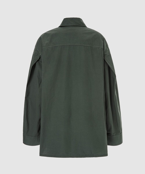 LEMAIRE(ルメール)の「VAREUSE TOP(シャツ/ブラウス・レディース・キャメル/グリーン系その他・S/XS)」の3枚目の写真