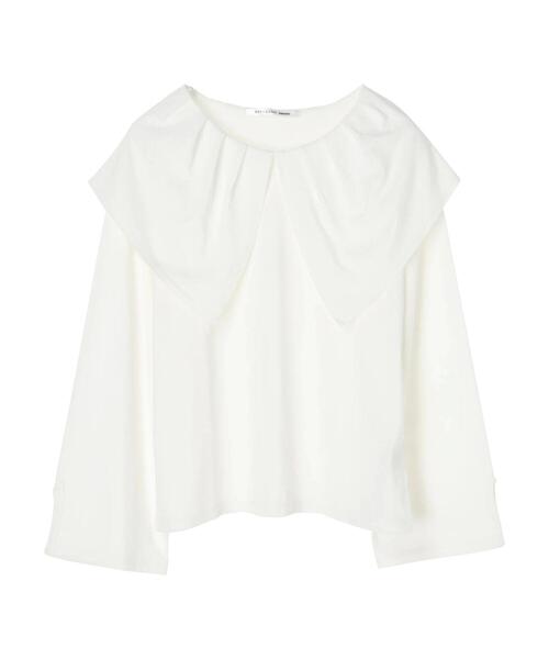 Sugar spoon(シュガースプーン)の「・RAY CASSIN ビッグカラープルオーバー*(Tシャツ/カットソー・レディース・チャコールグレー/ブラック/ベージュ/オフホワイト・FREE)」の19枚目の写真