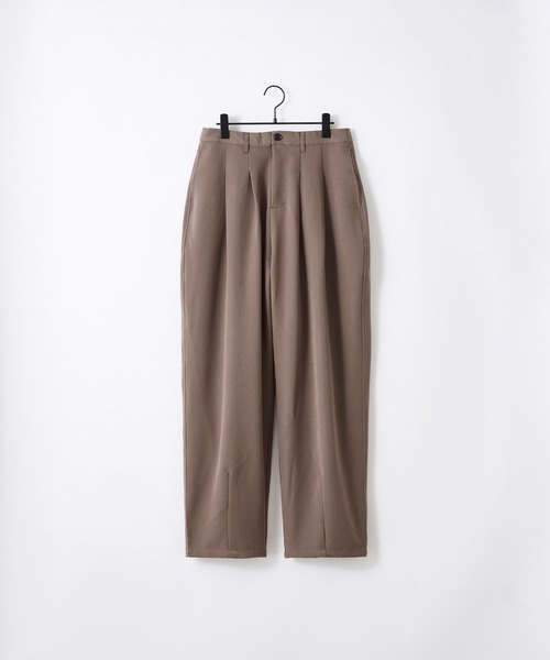 Kappa（カッパ）の「Kappa / カッパ 別注 【 セットアップ 】TRストレッチオーバーサイズ ヨーク付きコードCPOシャツ＆2タックワイドバルーンパンツ（セットアップ・メンズ・ベージュ系その他/ダークグレー/ダークネイビー/ライラック/ブラック/ライトグレー/ダークブラウン・M/L）」の18枚目の写真