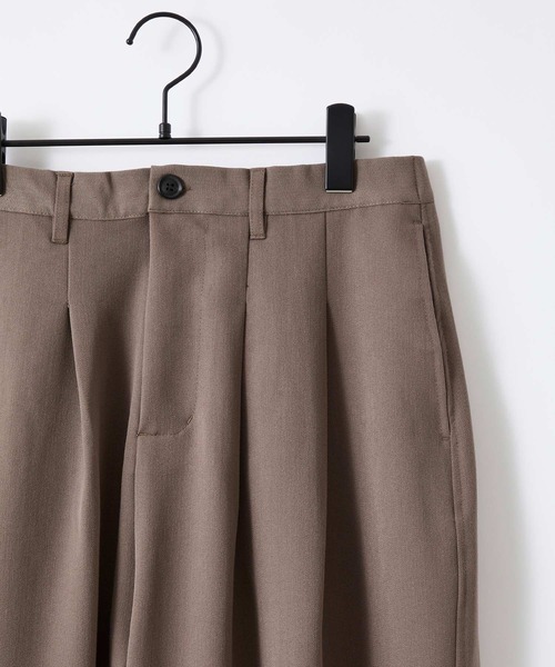 Kappa（カッパ）の「Kappa / カッパ 別注 【 セットアップ 】TRストレッチオーバーサイズ ヨーク付きコードCPOシャツ＆2タックワイドバルーンパンツ（セットアップ・メンズ・ベージュ系その他/ダークグレー/ダークネイビー/ライラック/ブラック/ライトグレー/ダークブラウン・M/L）」の21枚目の写真