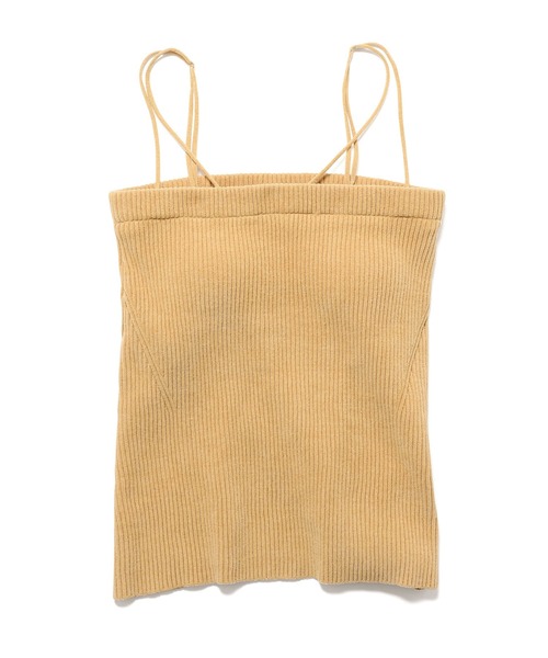 SALON adam et rope'（サロン アダム エ ロペ）の「【極上の肌ざわり】ブラパット付きキャミソール -CreamyCotton /クリーミーコットン-（キャミソール・レディース・チャコールグレー/ベージュ/オフホワイト・FREE）」の19枚目の写真