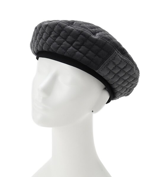 DRESKIP（ドレスキップ）の「◆PRODUCT キルティングベレー（ハンチング/ベレー帽・レディース・ブラック/ダークグレー/サンドベージュ・00）」の11枚目の写真