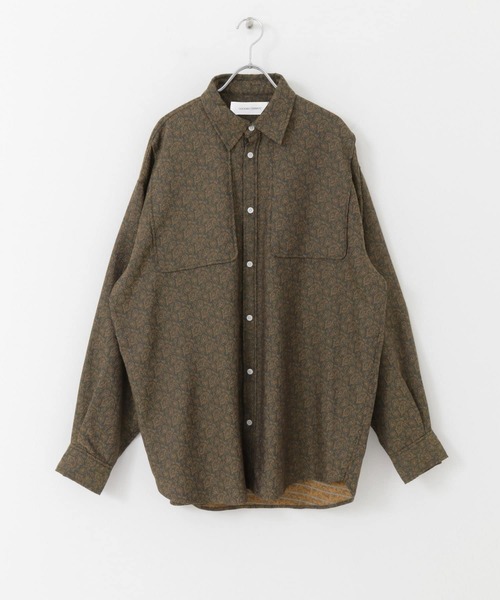 URBAN RESEARCH（アーバンリサーチ）の「GOODBETTERBEST　ペーズリーシャツ（シャツ/ブラウス・メンズ・カーキ/ネイビー・2/1）」の6枚目の写真