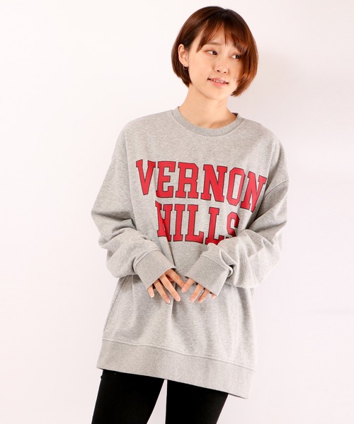 Revo.（レボ）の「280ｇT/C 裏毛 クルーネックカレッジスウェット（スウェット・メンズ・ブラック/ネイビー/グリーン/ダークパープル/アッシュ/ヘザーグレー・M/L）」の3枚目の写真