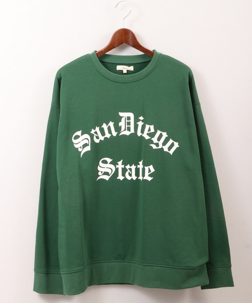 Revo.（レボ）の「280ｇT/C 裏毛 クルーネックカレッジスウェット（スウェット・メンズ・ブラック/ネイビー/グリーン/ダークパープル/アッシュ/ヘザーグレー・M/L）」の10枚目の写真