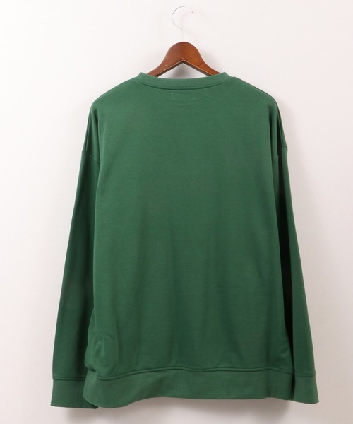 Revo.（レボ）の「280ｇT/C 裏毛 クルーネックカレッジスウェット（スウェット・メンズ・ブラック/ネイビー/グリーン/ダークパープル/アッシュ/ヘザーグレー・M/L）」の11枚目の写真