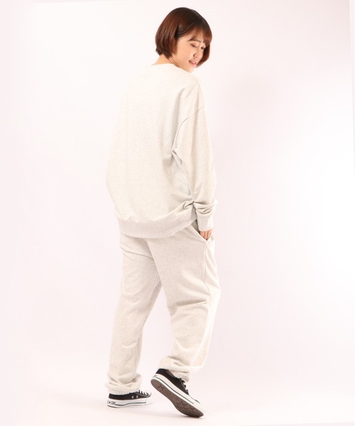 Revo.（レボ）の「280ｇT/C 裏毛 クルーネックカレッジスウェット（スウェット・メンズ・ブラック/ネイビー/グリーン/ダークパープル/アッシュ/ヘザーグレー・M/L）」の9枚目の写真