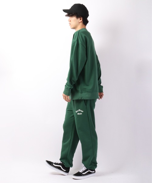 Revo.（レボ）の「280ｇT/C 裏毛 クルーネックカレッジスウェット（スウェット・メンズ・ブラック/ネイビー/グリーン/ダークパープル/アッシュ/ヘザーグレー・M/L）」の16枚目の写真