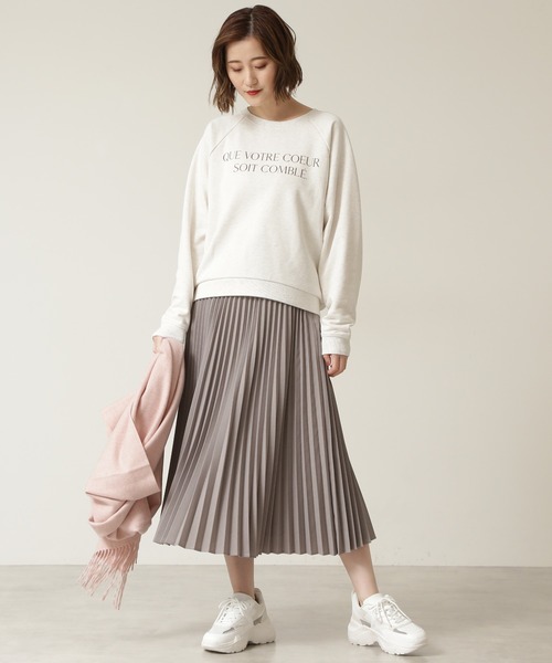 NATURAL BEAUTY BASIC(ナチュラルビューティーベーシック)の「ダッドソールスニーカー(スニーカー・レディース・ホワイト/ベージュ・LARGE/MEDIUM/SMALL)」の7枚目の写真