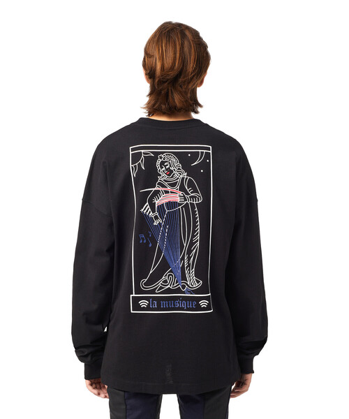 DIESEL（ディーゼル）の「レディース サステナブル Tシャツ エンブロイダリー リラックスフィット バックプリント（Tシャツ/カットソー・レディース・ホワイト/ブラック・MEDIUM/SMALL/LARGE/X-SMALL）」の19枚目の写真