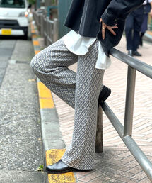 【WEB限定】ジャガードニットパンツ