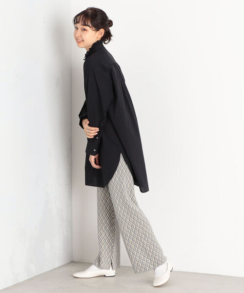 fredy emue(フレディエミュ)の「【WEB限定】ジャガードニットパンツ(その他パンツ・レディース・ブラック系その他4/ブルー系その他4・38)」の9枚目の写真