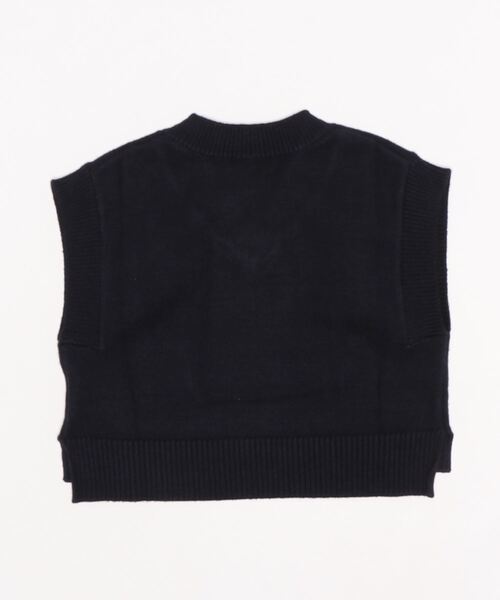 b・ROOM（ビールーム）の「ニットベスト（ニット/セーター・キッズ・アイボリー/キャメル/ネイビー・S/M/L）」の4枚目の写真