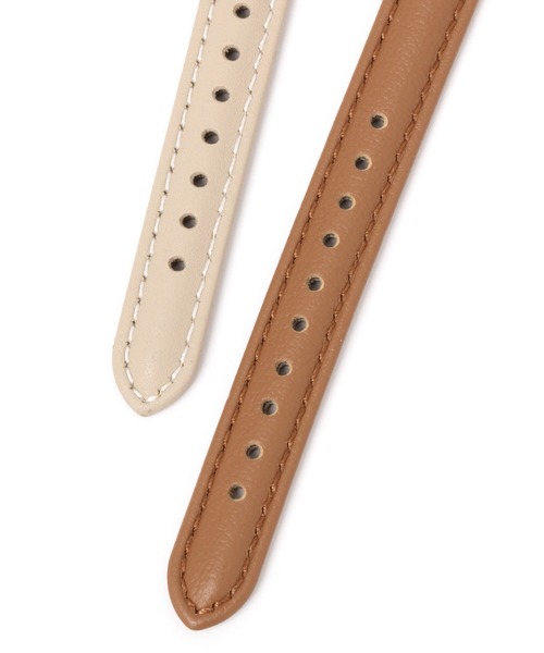 Me%（ミィパーセント）の「AppleWatchフェイクレザーバンド【UNISEX】【全サイズ対応】（デジタル腕時計・レディース・ベージュ/ブラック/ダークブラウン・MEDIUM/LARGE）」の22枚目の写真