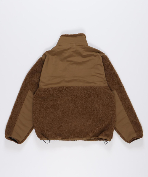 The Endless Summer(エンドレスサマー)の「【WEB / FLAG SHOP限定】TES BOA FLEECE JKT / ボアフリースジャケット / オーバーサイズ・ビッグシルエット(ブルゾン・メンズ・ブラック/ブラウン・X-LARGE/LARGE/MEDIUM)」の14枚目の写真