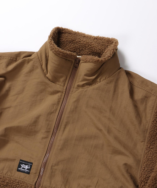 The Endless Summer(エンドレスサマー)の「【WEB / FLAG SHOP限定】TES BOA FLEECE JKT / ボアフリースジャケット / オーバーサイズ・ビッグシルエット(ブルゾン・メンズ・ブラック/ブラウン・X-LARGE/LARGE/MEDIUM)」の13枚目の写真