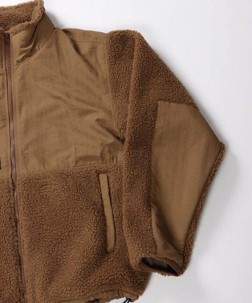 The Endless Summer(エンドレスサマー)の「【WEB / FLAG SHOP限定】TES BOA FLEECE JKT / ボアフリースジャケット / オーバーサイズ・ビッグシルエット(ブルゾン・メンズ・ブラック/ブラウン・X-LARGE/LARGE/MEDIUM)」の12枚目の写真