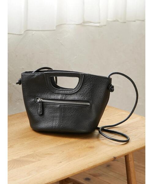 Green　Parks（グリーンパークス）の「・クリテラウンドミニショルダーバッグ＊（ショルダーバッグ・レディース・ブラック/グレー/シルバー・FREE）」の4枚目の写真