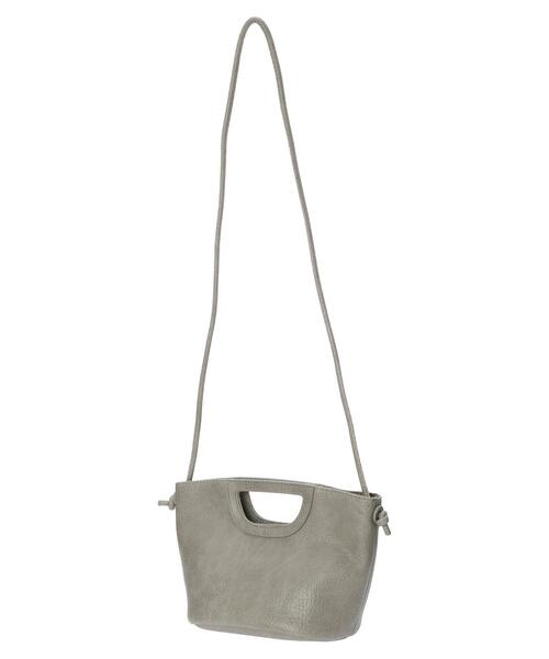 Green　Parks（グリーンパークス）の「・クリテラウンドミニショルダーバッグ＊（ショルダーバッグ・レディース・ブラック/グレー/シルバー・FREE）」の5枚目の写真