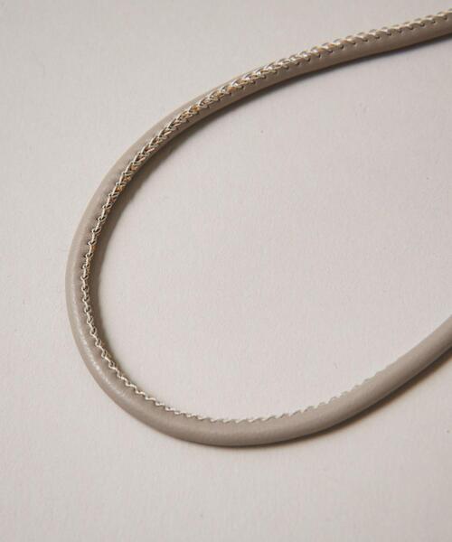 ESLOW(エスロー)の「【一部別注】<ESLOW(エスロー)>DRAWSTRING BAG(ショルダーバッグ・レディース・イエロー/グレー/ケリー/ダークブラウン/ブラック・FREE)」の8枚目の写真