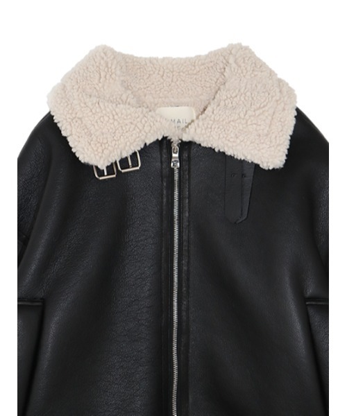 AMAIL（アマイル）の「Classic nume mouton（ムートンコート・レディース・ブラック/ブラウン・FREE）」の16枚目の写真