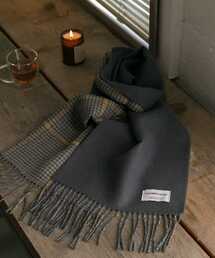 URBAN RESEARCH DOORS | カシミヤブレンド ダブルフェイスマフラー(マフラー)