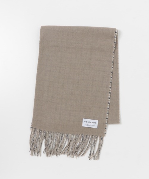 URBAN RESEARCH DOORS(アーバンリサーチドアーズ)の「カシミヤブレンド ダブルフェイスマフラー(マフラー・メンズ・モカ/グレー系その他/ブラウン系その他/ブルー系その他・ONE)」の5枚目の写真