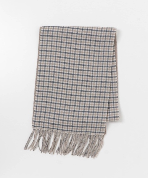 URBAN RESEARCH DOORS(アーバンリサーチドアーズ)の「カシミヤブレンド ダブルフェイスマフラー(マフラー・メンズ・モカ/グレー系その他/ブラウン系その他/ブルー系その他・ONE)」の16枚目の写真