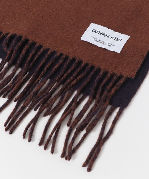 URBAN RESEARCH DOORS(アーバンリサーチドアーズ)の「カシミヤブレンド ダブルフェイスマフラー(マフラー・メンズ・モカ/グレー系その他/ブラウン系その他/ブルー系その他・ONE)」の11枚目の写真