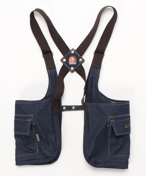 JUGLANS(ユグランス)の「WILDERNESS EXPERIENCE Storage BAG Vest 812800(WD22SS-38)(ベスト・メンズ・ブラック/ベージュ/ネイビー・FREE)」の4枚目の写真