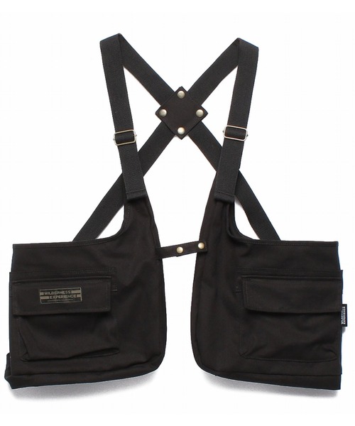 JUGLANS(ユグランス)の「WILDERNESS EXPERIENCE Storage BAG Vest 812800(WD22SS-38)(ベスト・メンズ・ブラック/ベージュ/ネイビー・FREE)」の12枚目の写真