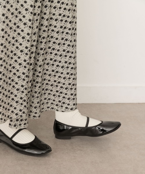 RODE SKO(ロデスコ)の「『MADE IN JAPAN』くったりストラップシューズ(バレエシューズ・レディース・ブラック/シルバー/ゴールド・38/36/37)」の9枚目の写真