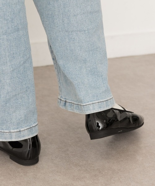 RODE SKO(ロデスコ)の「『MADE IN JAPAN』くったりストラップシューズ(バレエシューズ・レディース・ブラック/シルバー/ゴールド・38/36/37)」の16枚目の写真