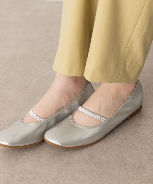 RODE SKO(ロデスコ)の「『MADE IN JAPAN』くったりストラップシューズ(バレエシューズ・レディース・ブラック/シルバー/ゴールド・38/36/37)」の21枚目の写真