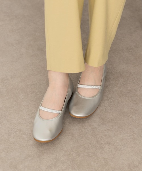 RODE SKO(ロデスコ)の「『MADE IN JAPAN』くったりストラップシューズ(バレエシューズ・レディース・ブラック/シルバー/ゴールド・38/36/37)」の22枚目の写真