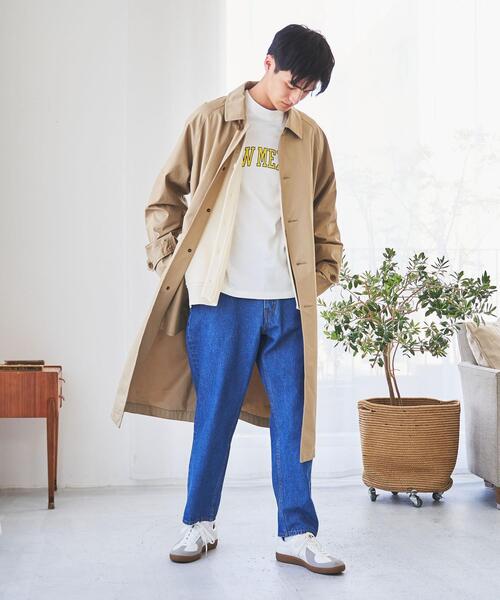 coen（コーエン）の「[洗える]ポリニットVネックカーディガン（カーディガン/ボレロ・メンズ・オフホワイト/ベージュ/コバルトブルー/ダークグレー・LARGE/SMALL/MEDIUM/X-LARGE）」の6枚目の写真