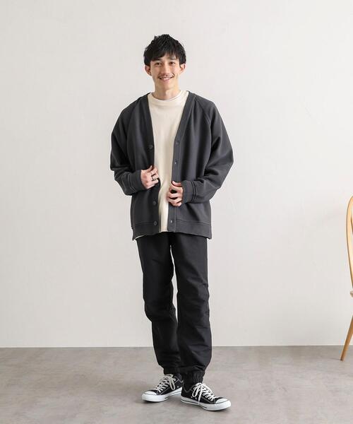 coen（コーエン）の「[洗える]ポリニットVネックカーディガン（カーディガン/ボレロ・メンズ・オフホワイト/ベージュ/コバルトブルー/ダークグレー・LARGE/SMALL/MEDIUM/X-LARGE）」の22枚目の写真